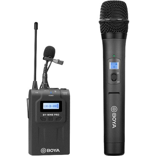 BOYA by-WM8 PRO UHF Wireless Lavalier Microphone System