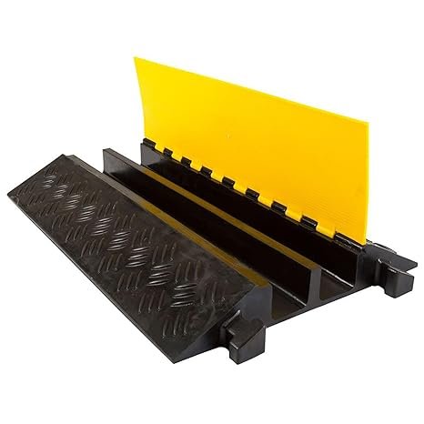 Guardian Cable Protector Ramp 2-Channel 16000 lb Dog-Bone Modular Poly CP-2P-16