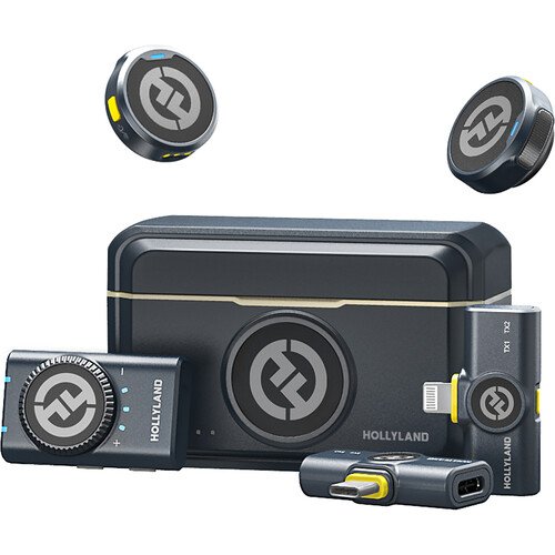 Hollyland LARK M2 DUO 2-Person Wireless Camera-Mount Microphone System