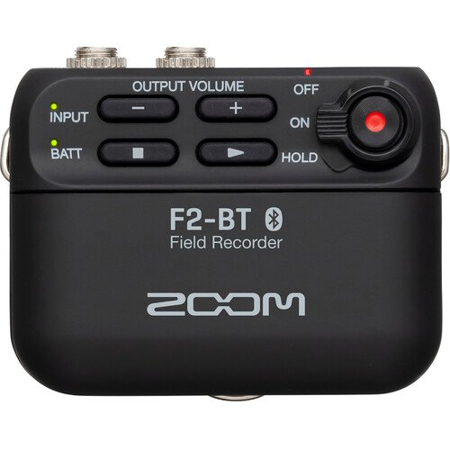 Zoom F2-BT Ultracompact Bluetooth-Enabled Portable Field Recorder with Lavalier Microphone - Image 2