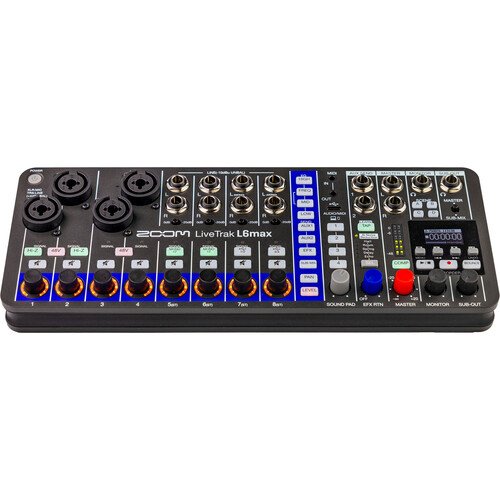 Zoom LiveTrak L6max Portable 12-Channel