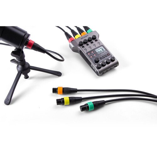 XLR-4c/CP Mic Cables (4) with Color Rings - Image 3