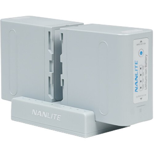Nanlite 2-Bay L-Series/NP-F Battery Charger - Image 3