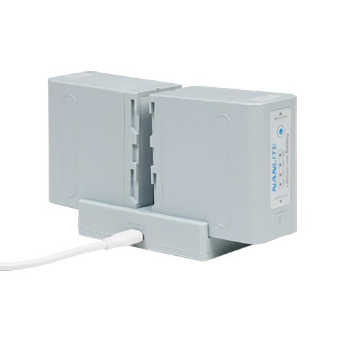 Nanlite 2-Bay L-Series/NP-F Battery Charger - Image 2