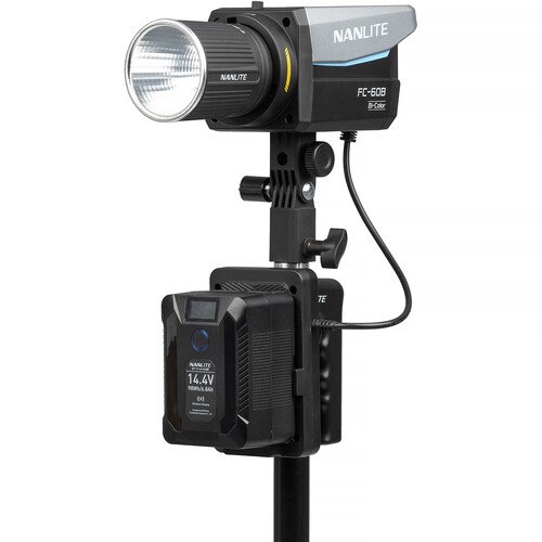Nanlite V-Mount Battery Grip for Forza 60 II, 60B II, 60C, and FC-60B - Image 4
