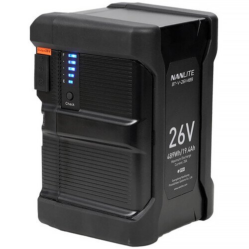 Nanlite V-Mount Battery for Forza 500 II and 720 Lights (26V, 489Wh) - Image 2