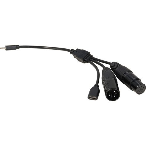 Nanlite USB-C to DMX Cable for PavoBulb, PavoTube, and PavoTube II (10")
