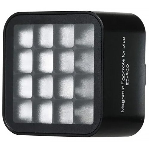 Nanlite Magnetic Egg Crate for Pico LED Mini Pocket Light - Image 2