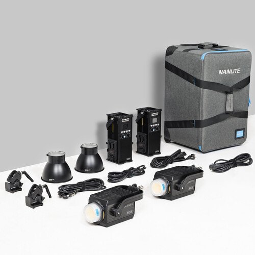 Nanlite Forza 500B II Bi-Color LED Monolight (Travel 2-Light Kit) - Image 2
