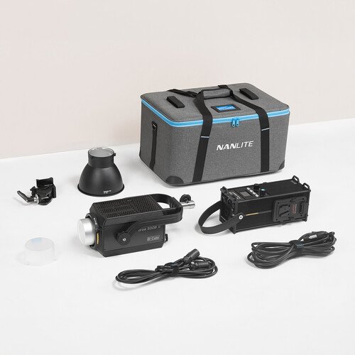 Nanlite Forza 500B II Bi-Color LED Monolight (V-Mount Batteries & Charger Kit) - Image 2