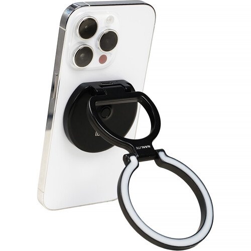Nanlite Lumo Bi-Color LED Ring Light (Polar Black) - Image 2