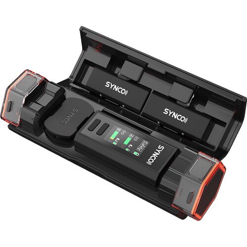 Synco G4 Ultracompact 2-Person Digital Wireless Microphone System for Cameras and Mobile Devices (2.4 GHz)