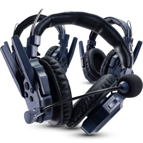 Synco Xtalk Master Full-Duplex MasterFree Intercom System with 3 Dual-Ear Headsets
