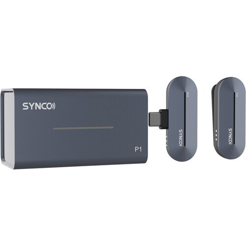 Synco P1T Miniature 1-Person Digital Wireless Microphone System with USB Connector for Android Phones 2.4 GHz