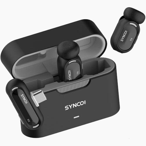 Synco SMICT AI Ultracompact 2-Person Digital Wireless Microphone System for USB-C Smartphones (2.4 GHz)